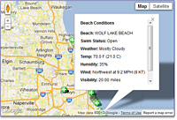 BeachCast map